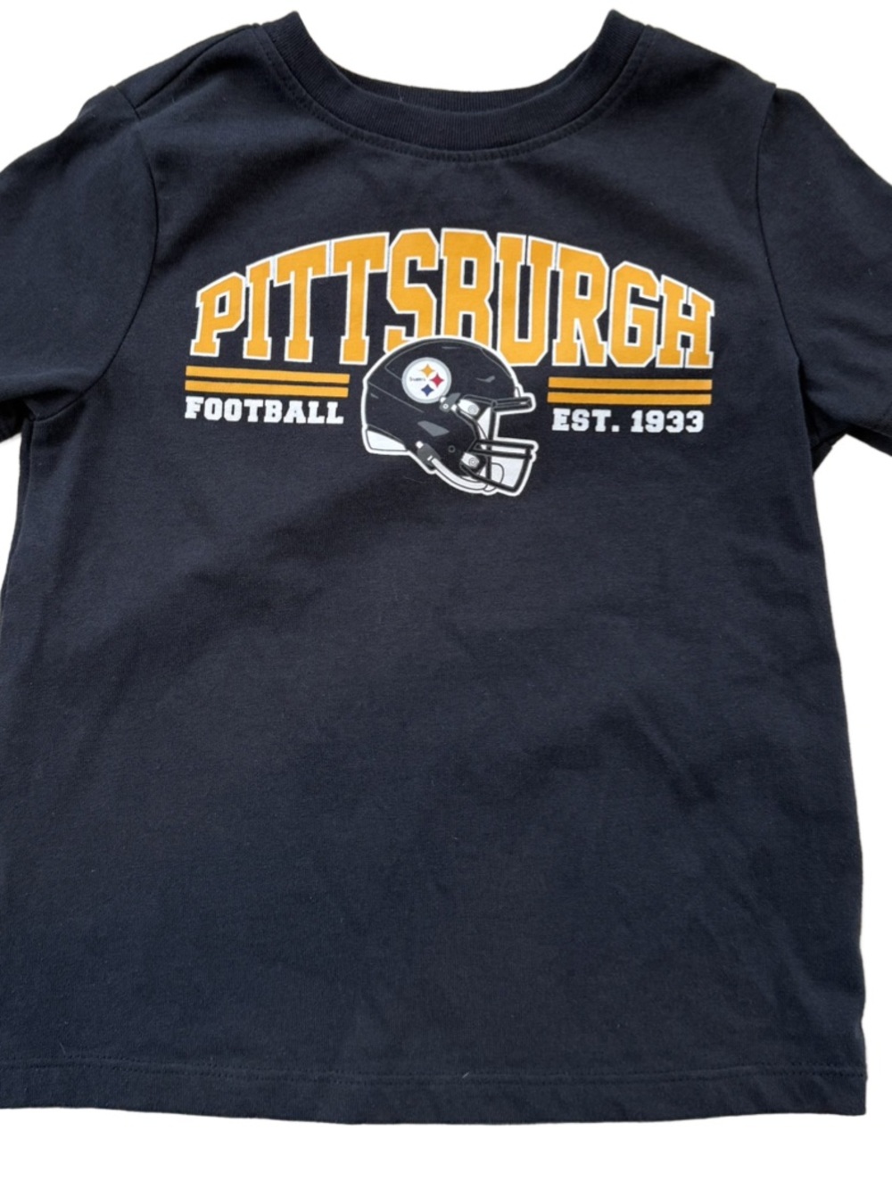 Old Navy NFL Team Apparel Pittsburgh Steelers Football Toddler Tee Size 3T
